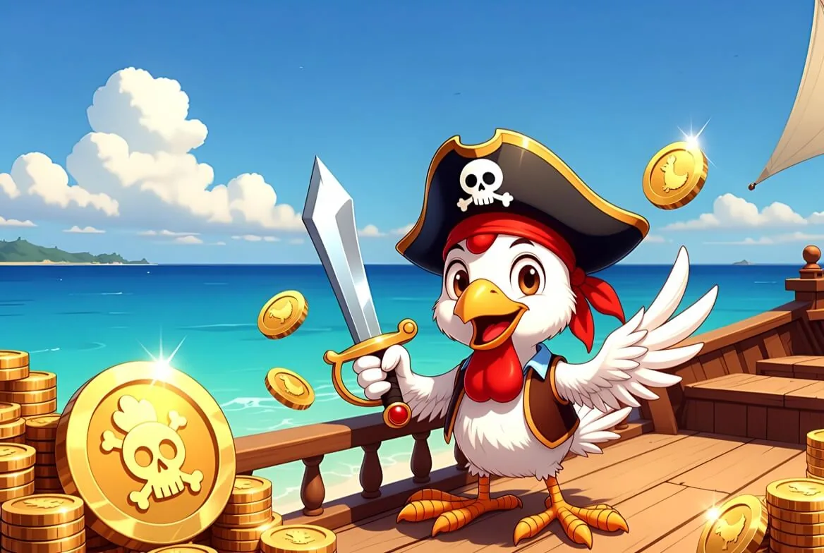 Chicken Pirate app and APK — mobile play in a phone browser