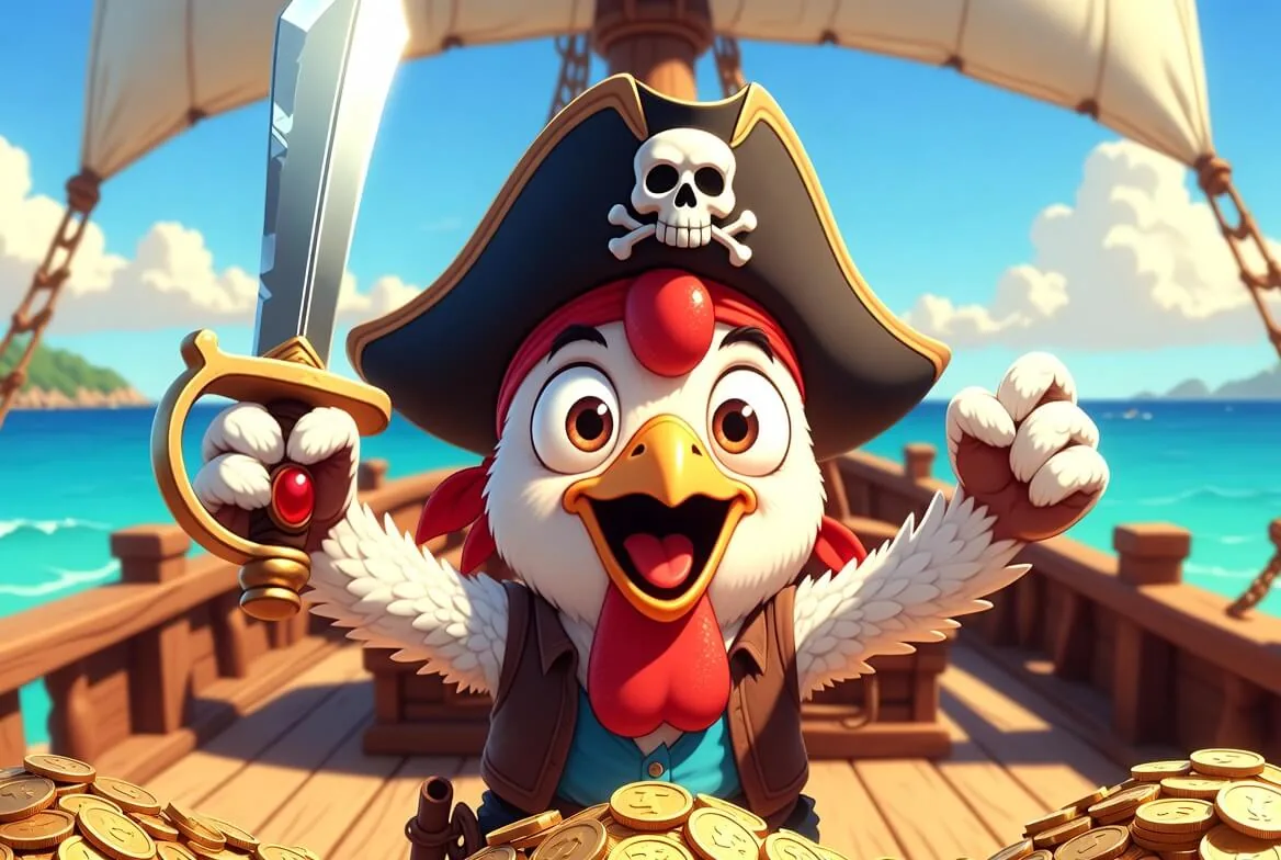 Chicken Pirate slot review — the 100HP pirate crash game